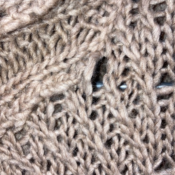 Free People Buttermilk Biscuit Wool Alpaca Cardigan in Brown Size XS - Picture 7 of 11